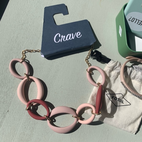 Fossil Bracelet with Matching Necklace - Picture 5 of 6